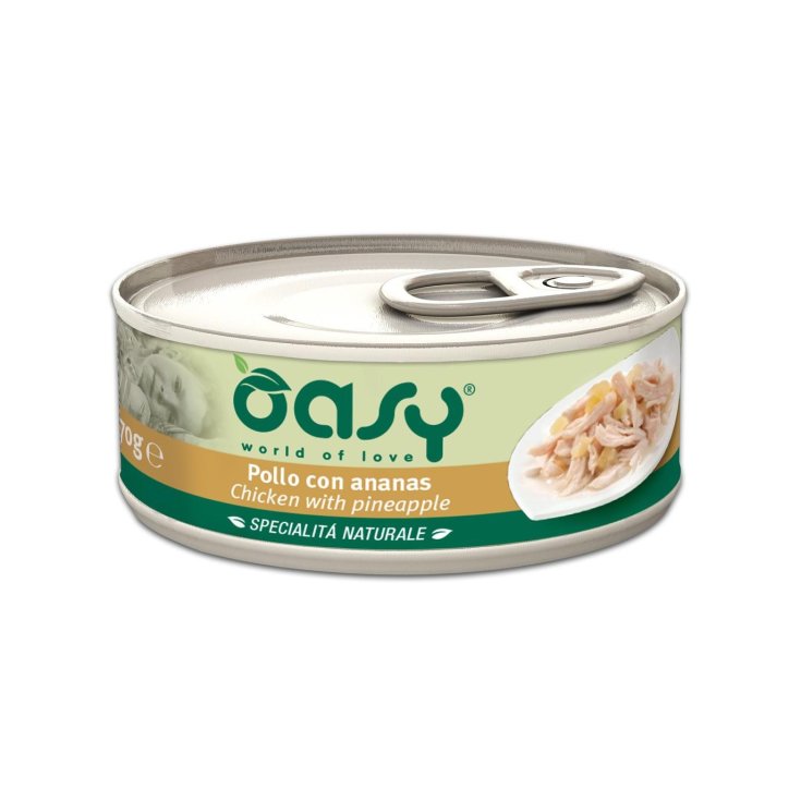 OASY WET CAT POLLO/PIÑA 70G