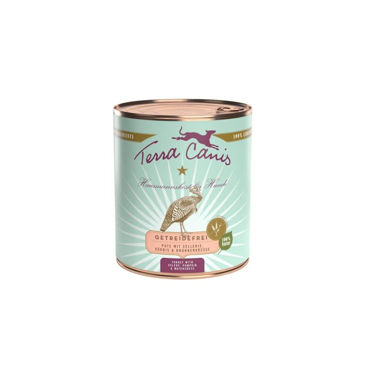 TERRA CANIS PAVO SIN CEREALES 800G
