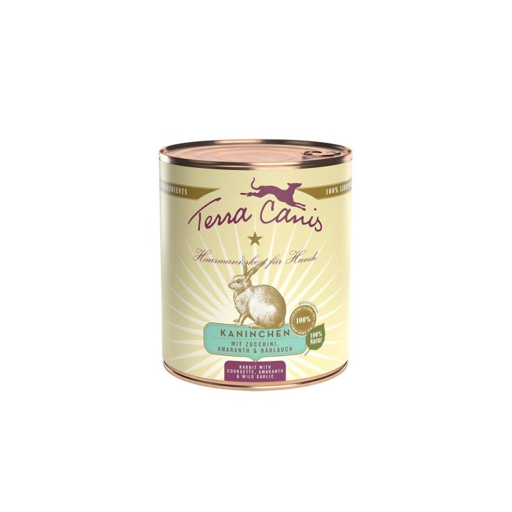 TERRA CANIS CONEJO CLÁSICO 800G