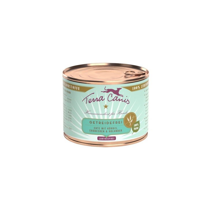 TERRA CANIS PATO SIN CEREALES 200G