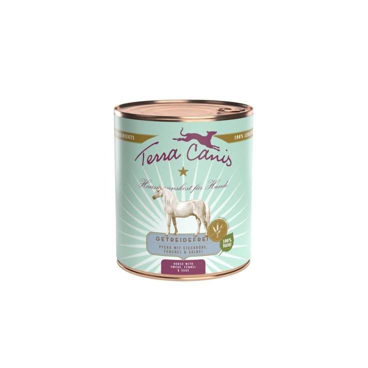 TERRA CANIS CABALLO SIN CEREALES 800G