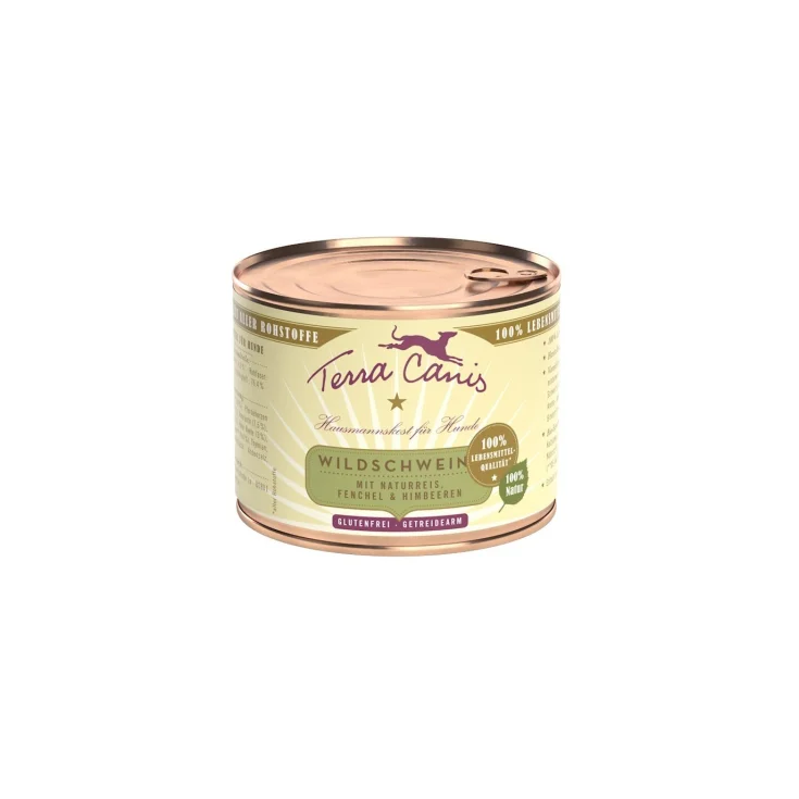 TERRA CANIS JABALÍ CLÁSICO 200G