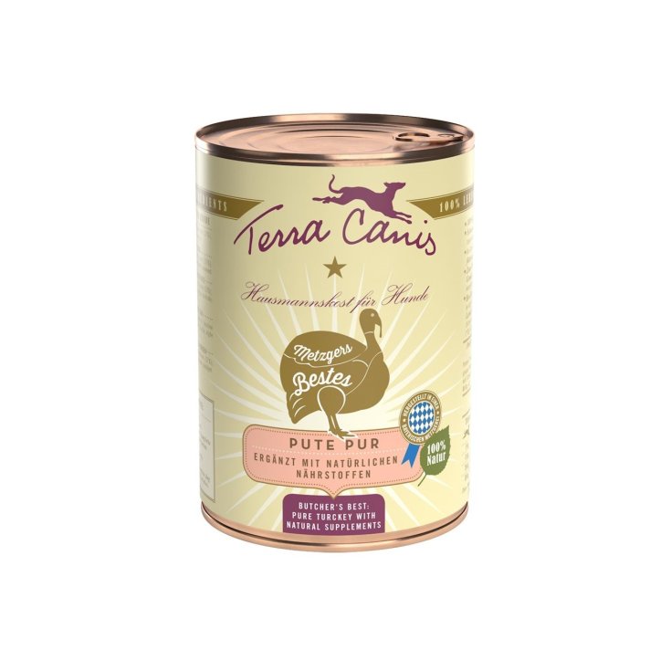 TERRA CANIS CARNICERO S MEJOR PAVO 400G