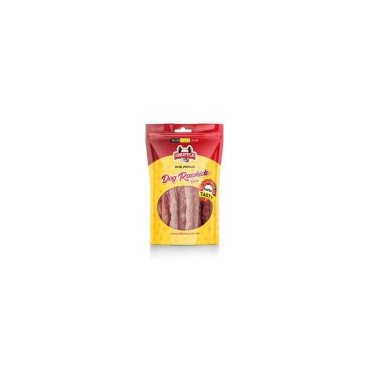 SNACK PARA PERROS PATO CRUDO 80G SNUFFLE