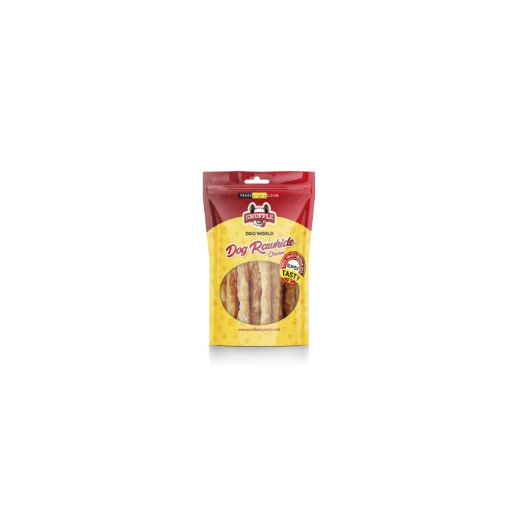 SNACK PARA PERROS POLLO CRUDO 80G SNUFFLE