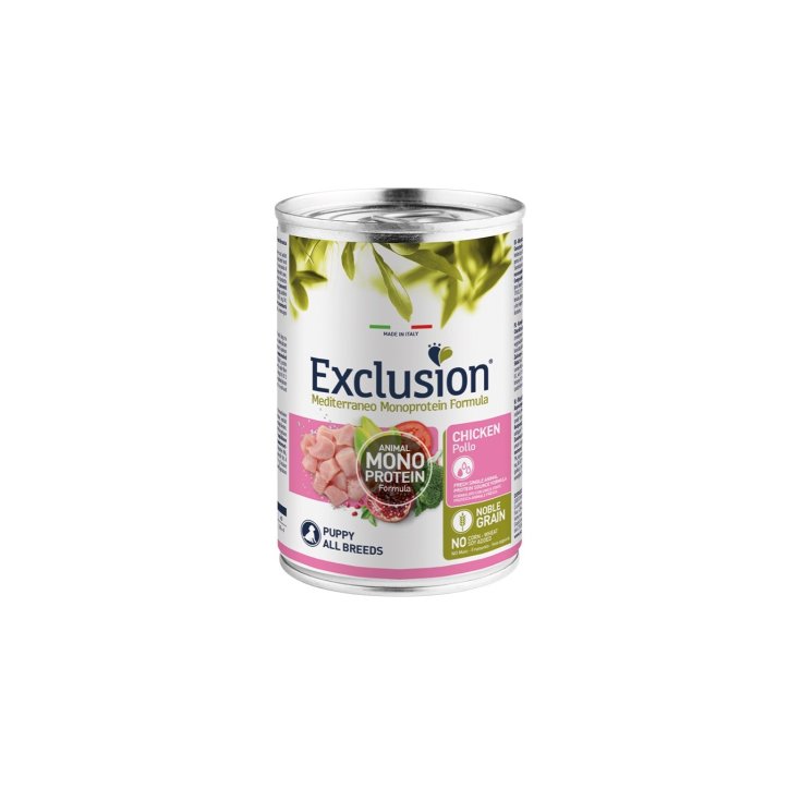 EXCLUSION M CACHORRO POLLO 400G