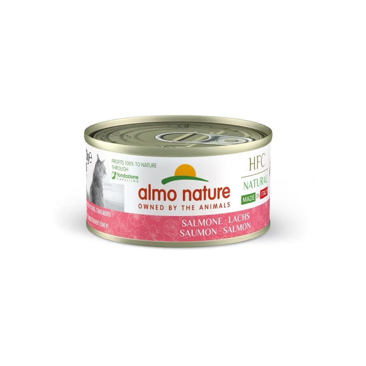 ALMO CAT NATURE ITALIA 70 GR SALMÓN
