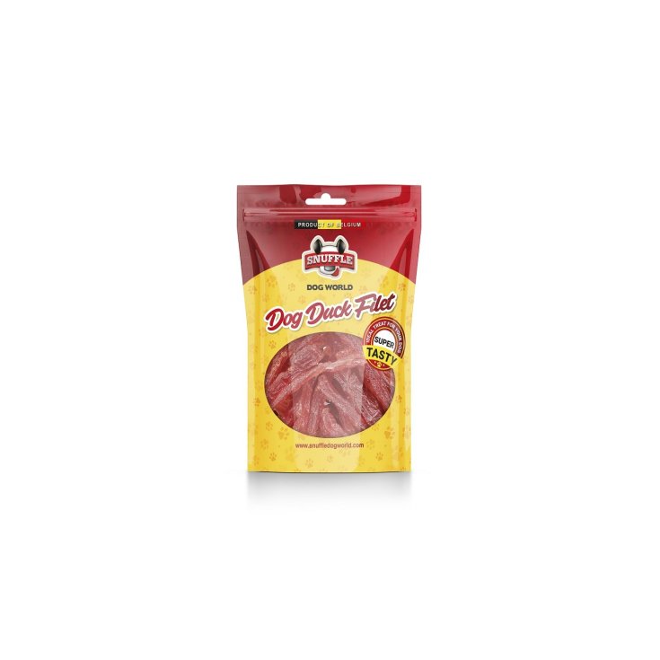SNACK PARA PERROS FILETE DE PATO 80G SNUFFLE