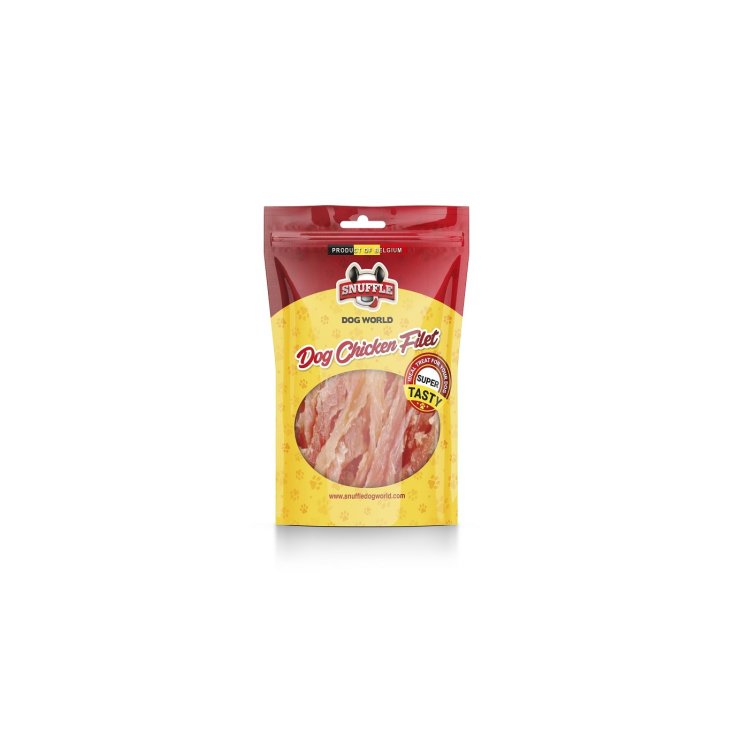 SNACK PARA PERROS FILETE DE POLLO 80G SNUFFLE