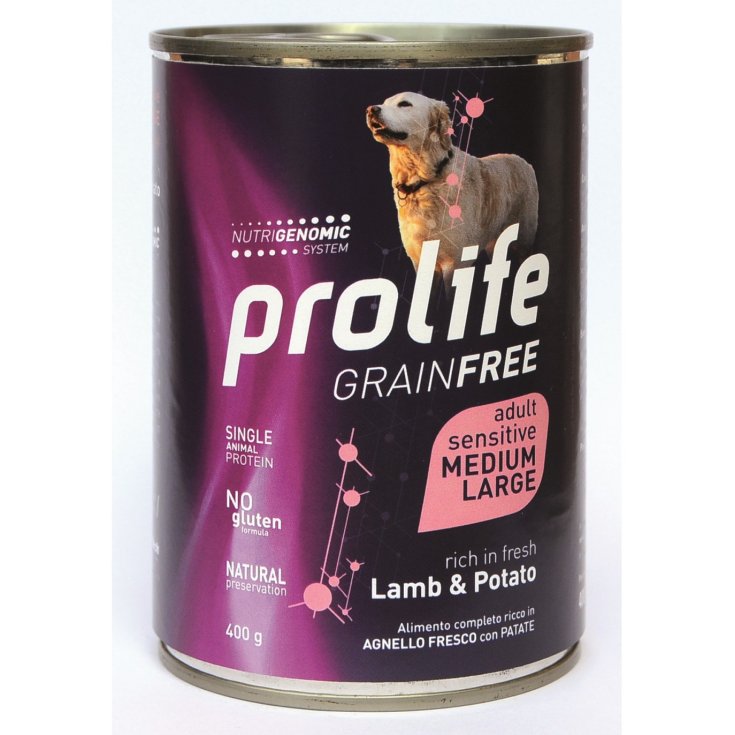 PROLIFE PERRO GF AD CORDERO&POT400G