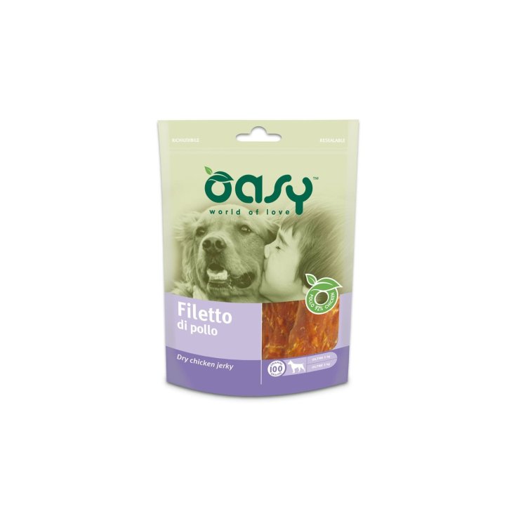 OASY SNACK FILETE DE POLLO 100G