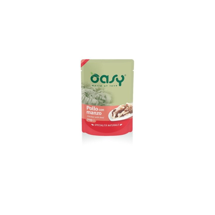 OASY GATO HÚMEDO POLLO CON TERNERA 70G