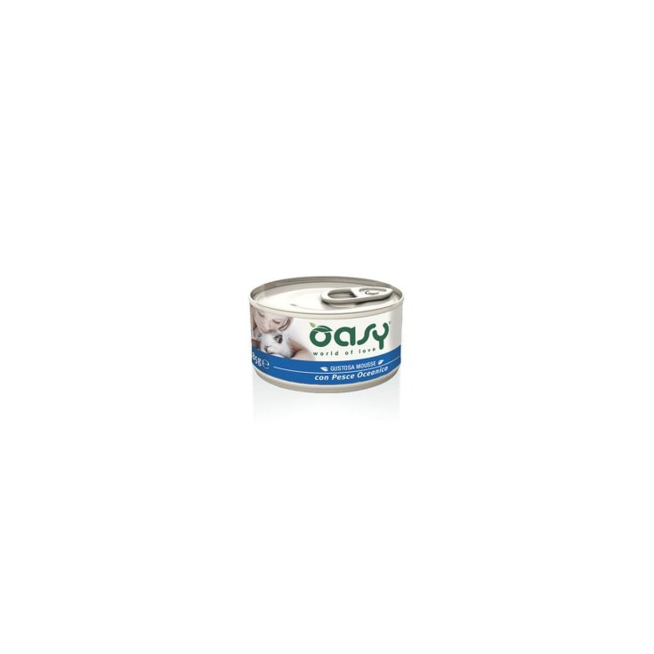 MOUSSE HÚMEDO DE GATO OASY CON PESCADO OC