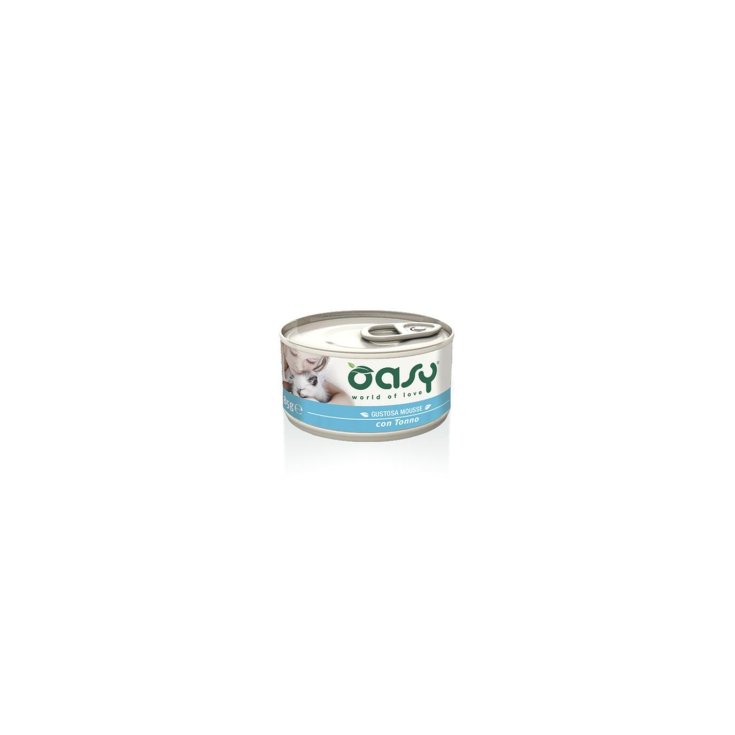 MOUSSE HÚMEDO DE GATO OASY CON ATÚN85G