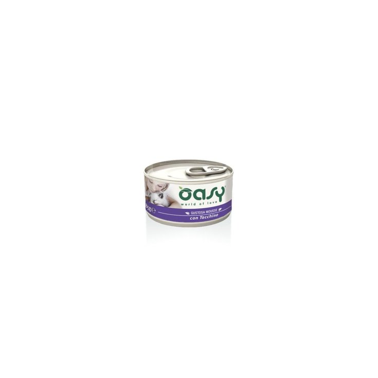 MOUSSE DE GATO HÚMEDO DE OASY CON PAVO