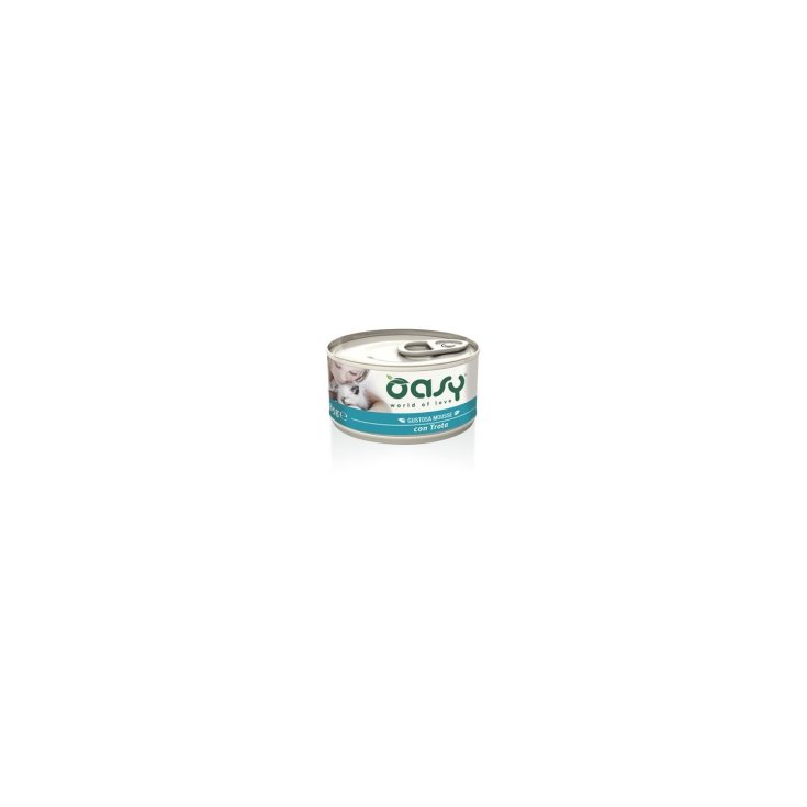MOUSSE HÚMEDO PARA GATO OASY CON TRUCHA85G