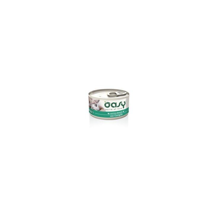 MOUSSE HÚMEDO DE GATO OASY CON CONEJO