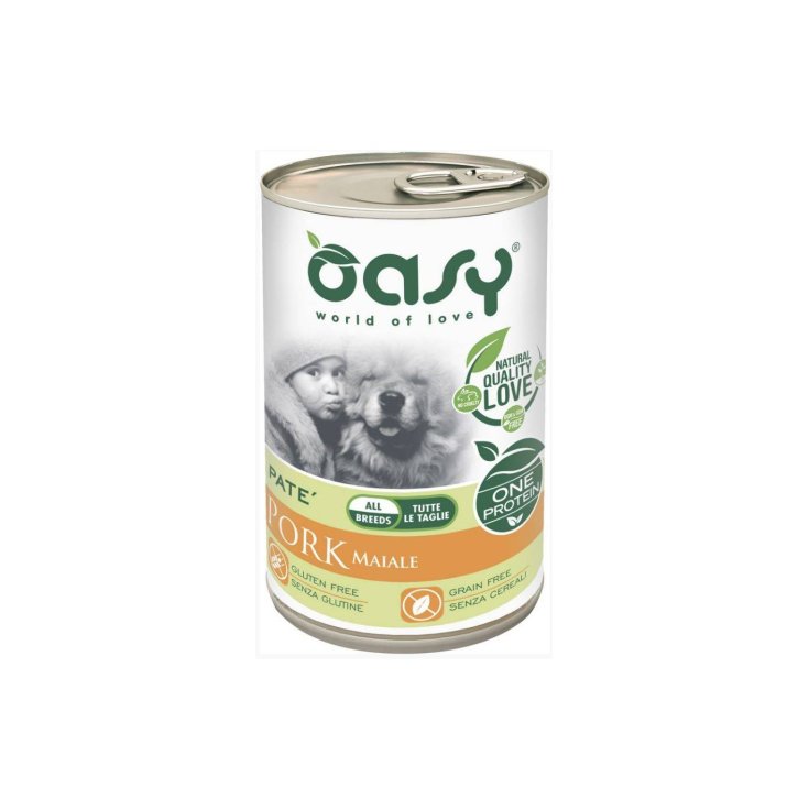 OASY WET DOG ONE CERDO 400G