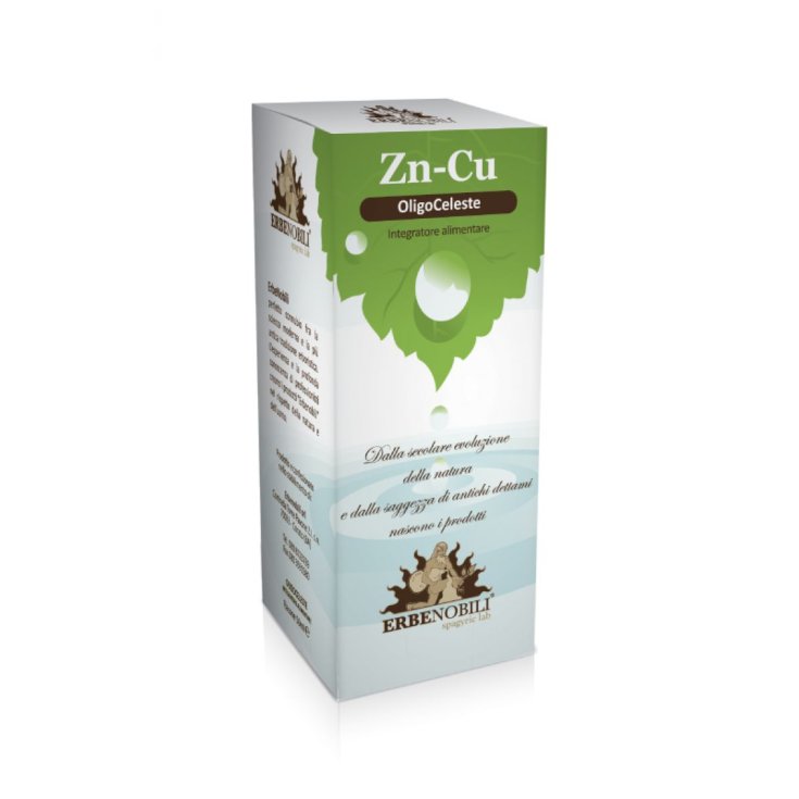 Erbenobili Oligoceleste Complemento Alimenticio Zinc-Cobre 50ml