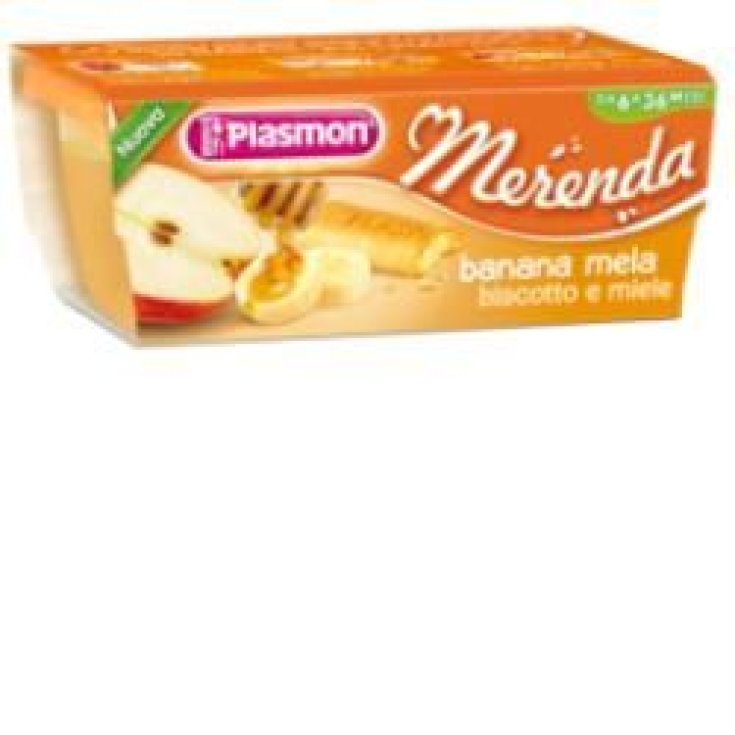 Plasmon Snack Homogeneizado Plátano Manzana Galleta Y Miel 3x120g
