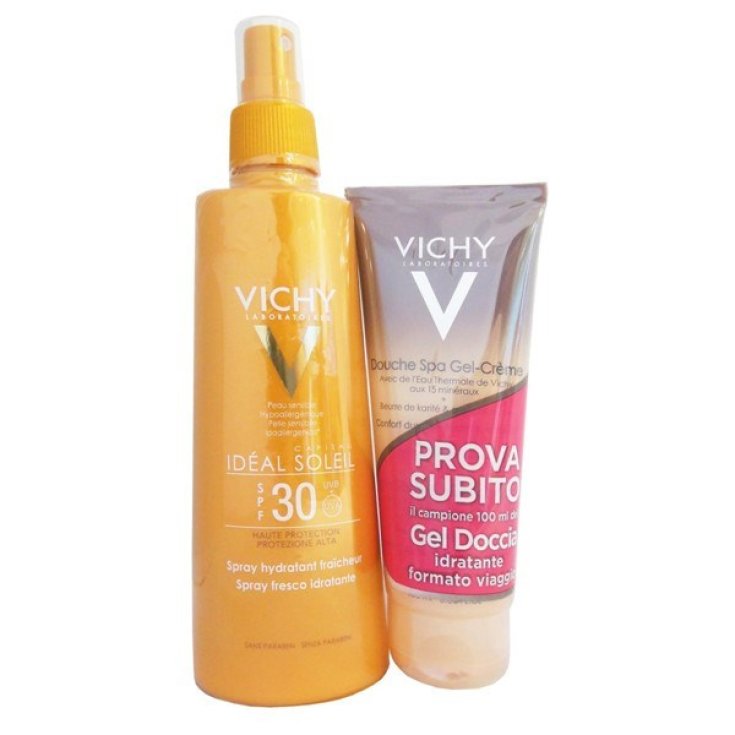 Vichy Ideal Soleil Body Spray SPF30+ 200ml Promo17 con Gel de Ducha de Regalo
