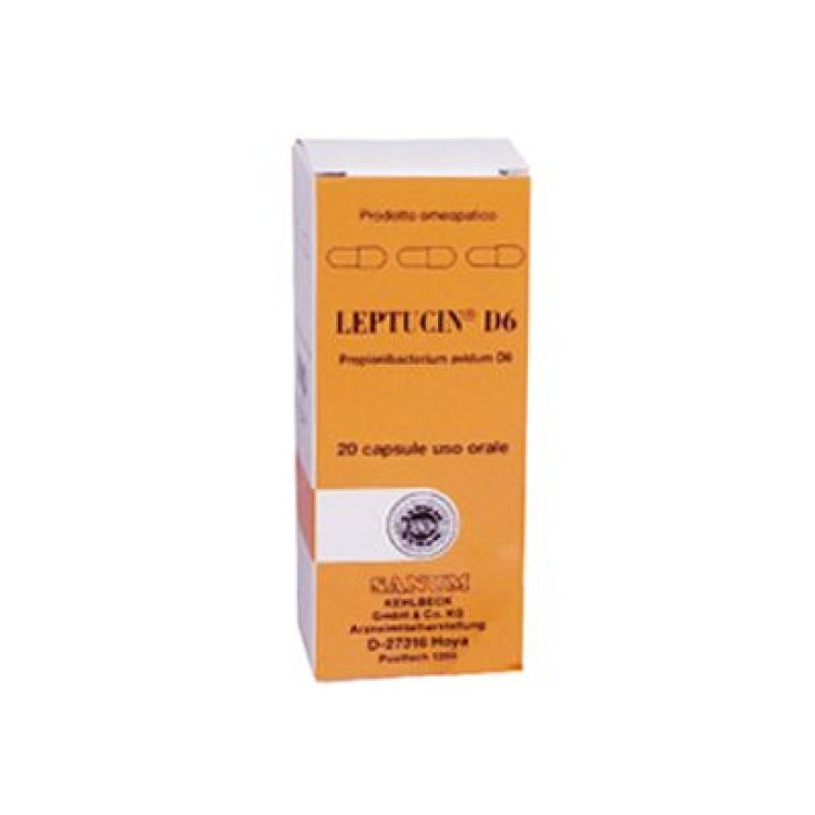 Sanum Leptucin D6 Medicina Homeopática 20 Cápsulas