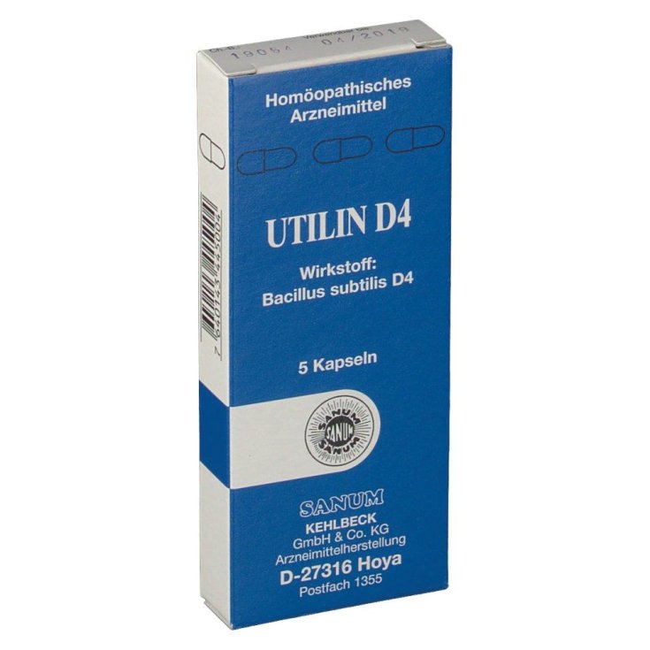 Sanum Utilin D4 Medicina Homeopática 5 Cápsulas