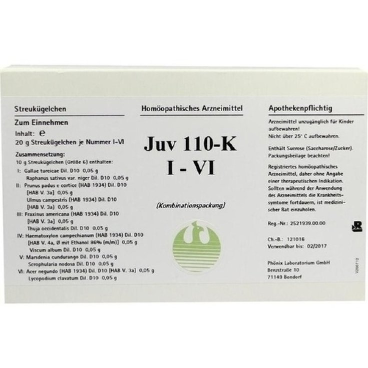 Phonix Juv110 Kur I-vi Glóbulos Homeopáticos 35g