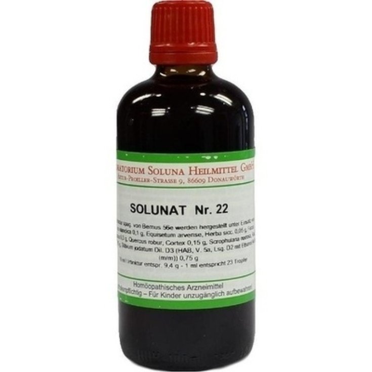 Solunat 22 Gotas Remedio Homeopatico 50ml