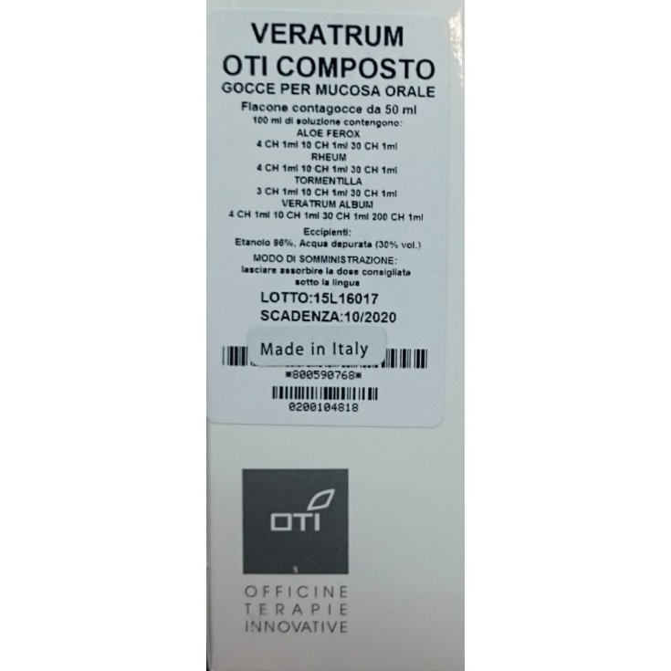 Oti Veratrum Compuesto Complemento Alimenticio Gotas 50ml