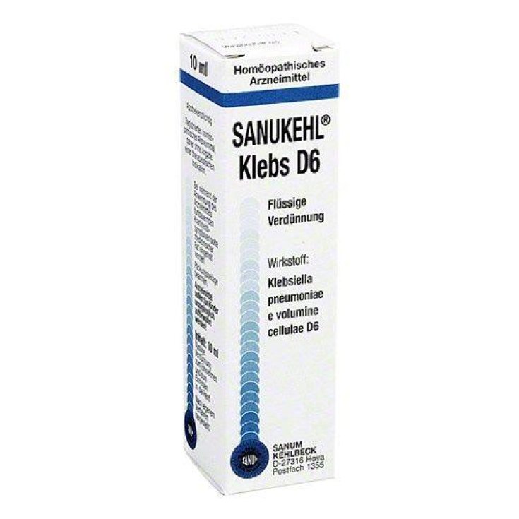 Sanum Sanukehl Klebs D6 Gotas Homeopáticas 10ml