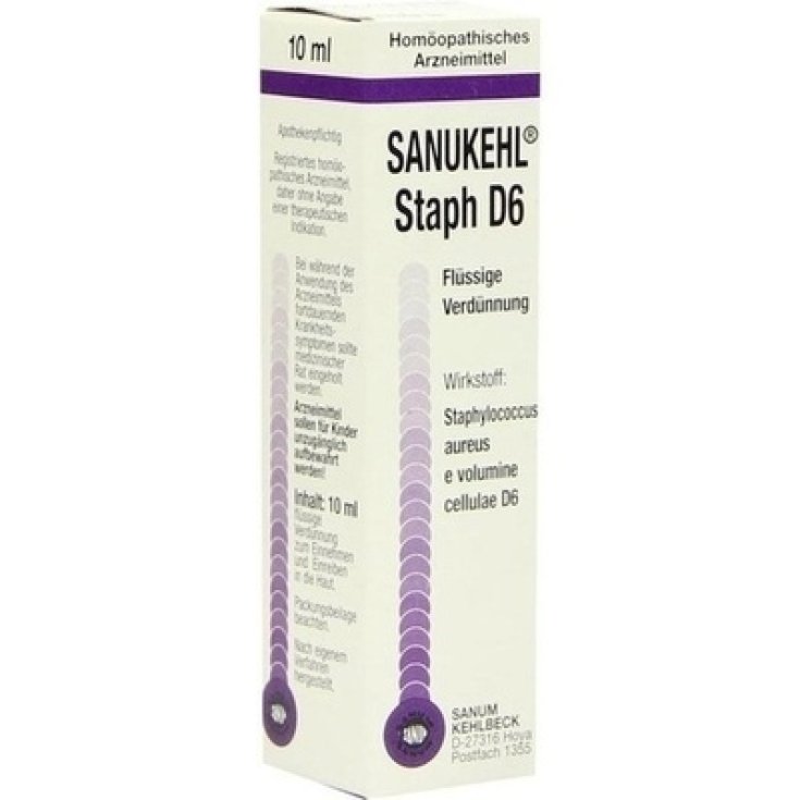 Sanum Sanukehl Staph D6 Gotas Homeopáticas 10ml
