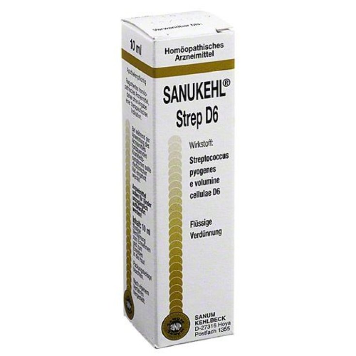 Sanukehl Strep D6 Gotas Medicina Homeopática 10ml