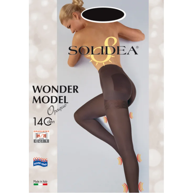 Solidea Wonder Modelo Collant 140 Opaco Color Humo Talla 1-S
