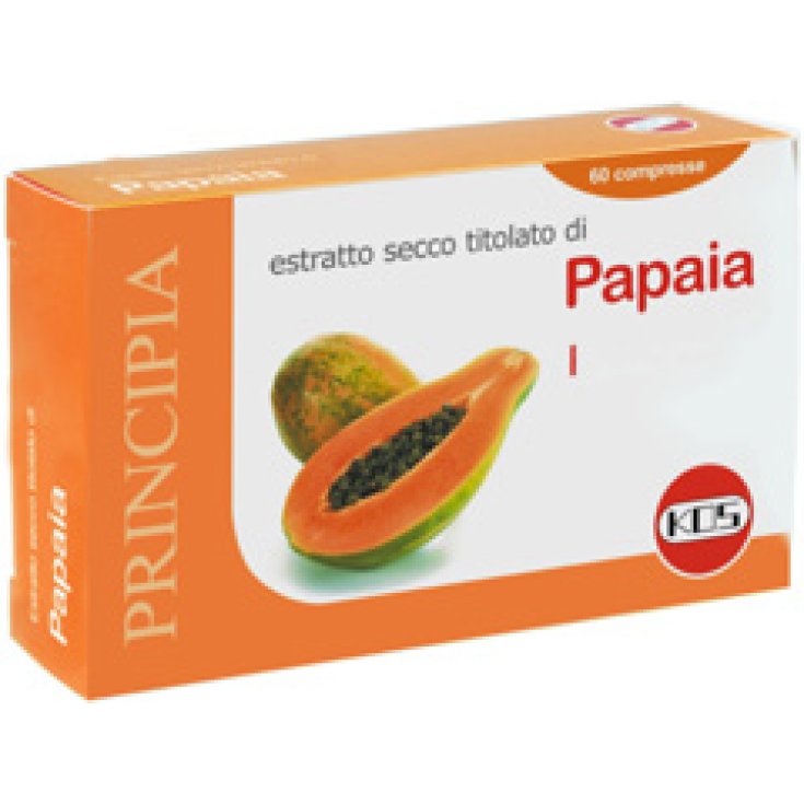 Kos Papaya Extracto Seco Complemento Alimenticio 60 Comprimidos 24g