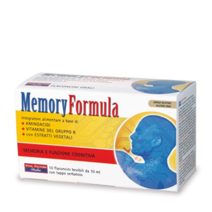 Memory Formula Complemento Alimenticio 10 Botellas 10ml
