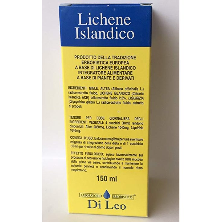 Di Leo Liquen Islandés Complemento Alimenticio 150ml