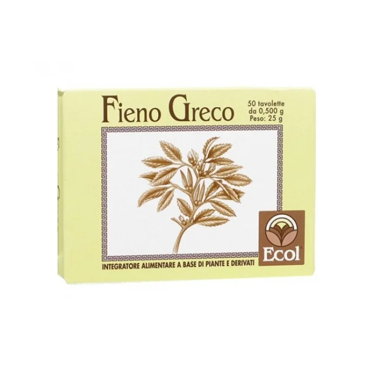 Ecol Fenogreco Suplemento Alimenticio 50 Comprimidos 720