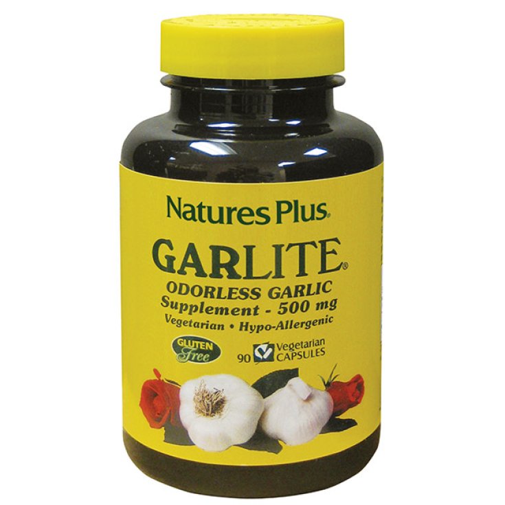 Nature's Plus Garlite Suplemento alimenticio de ajo sin olor 90 cápsulas