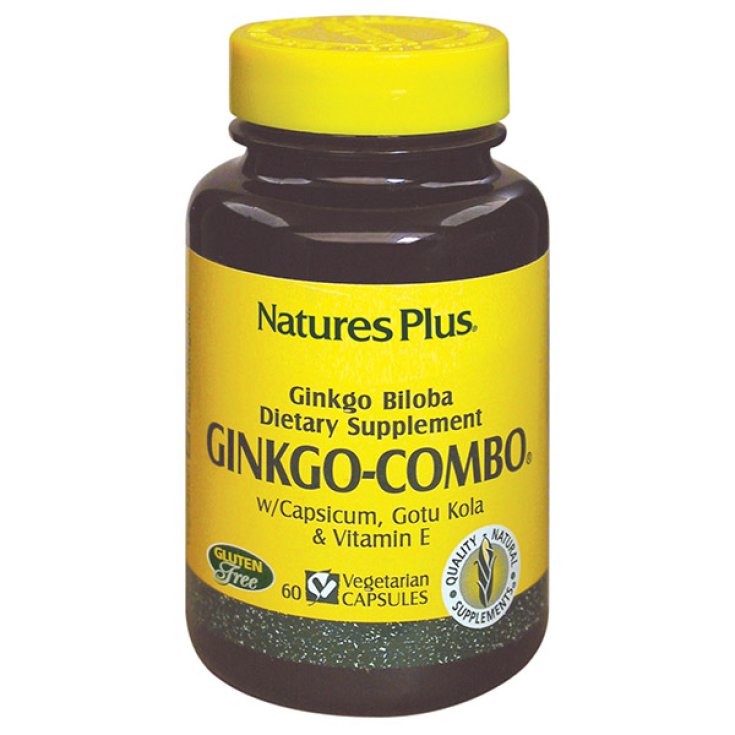 Nature's Plus Ginkgo Combo Complemento Alimenticio 60 Cápsulas