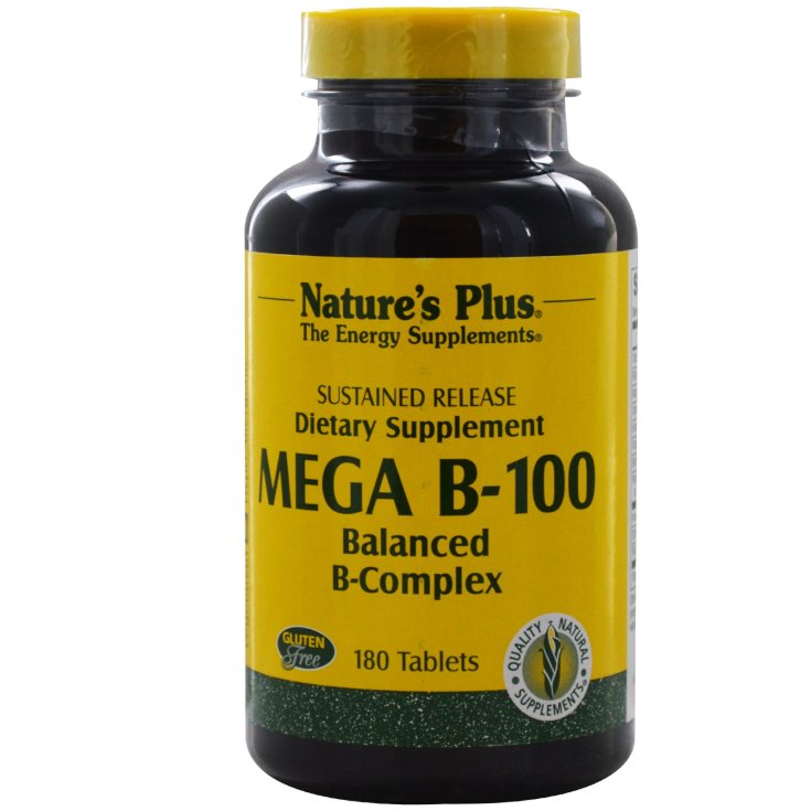 Nature's Plus Mega B100 Complemento Alimenticio 60 Comprimidos