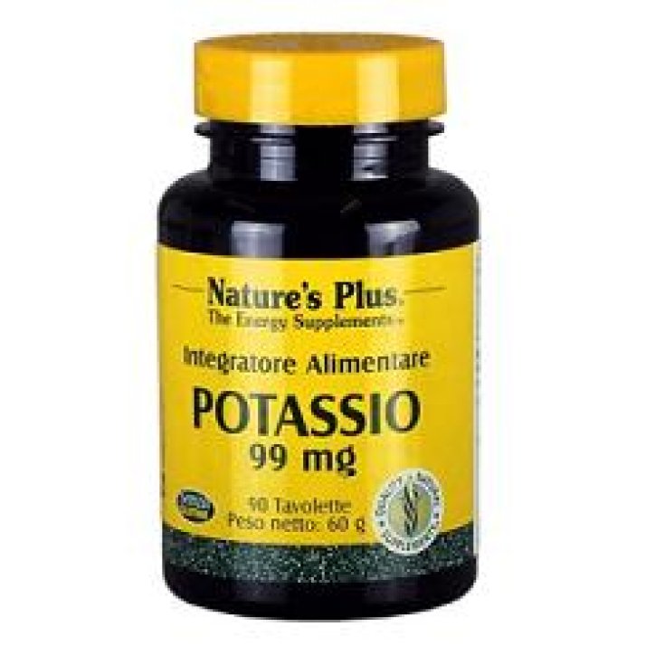 Nature's Plus Quelato de Potasio 99mg Complemento Alimenticio 90 Comprimidos