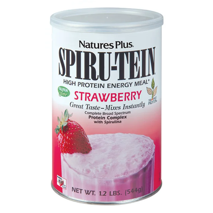 Nature's Plus Spiru-Tein Fresa Complemento Alimenticio 544g