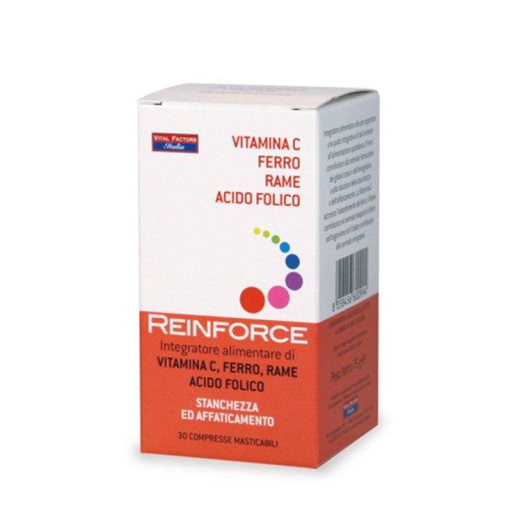 Reforzar Fe + vit C + ra + ac Folic 30 Comprimidos Masticables