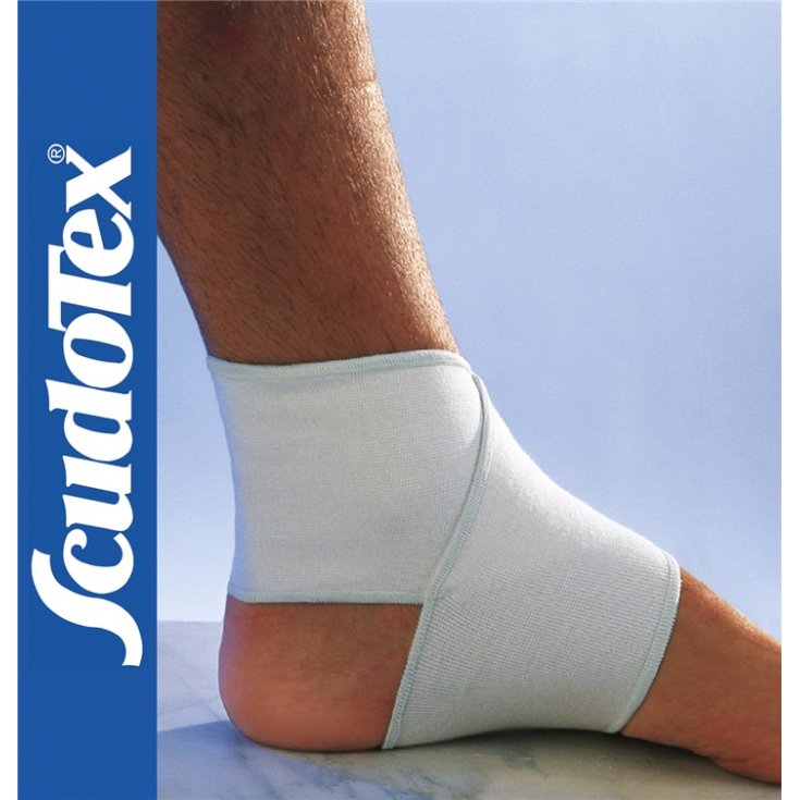 Tobillera Cruzada Scudotex De Algodon 534 Color Blanco Talla 2