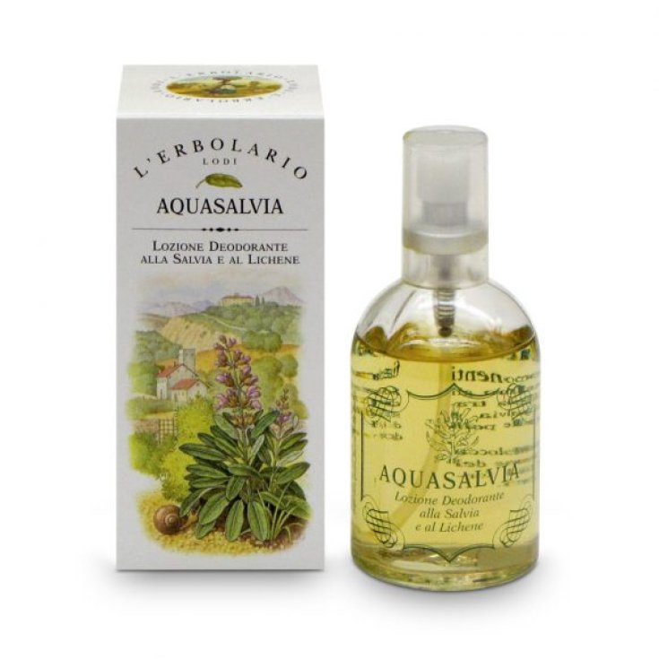 L'Erbolario Aquasalvia Loción Desodorante con Salvia y Liquen 100ml