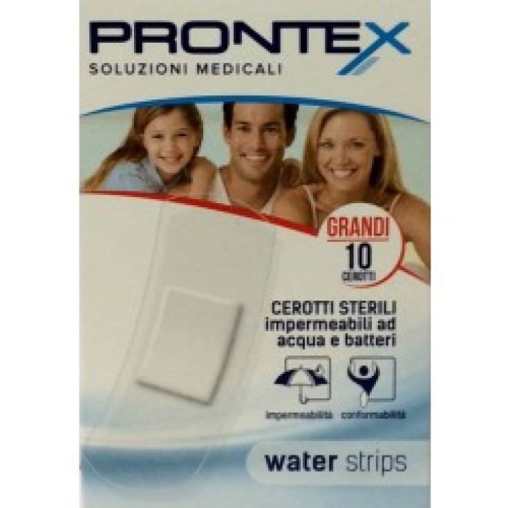 Safety Prontex Waterstrip Parches impermeables 10 parches grandes