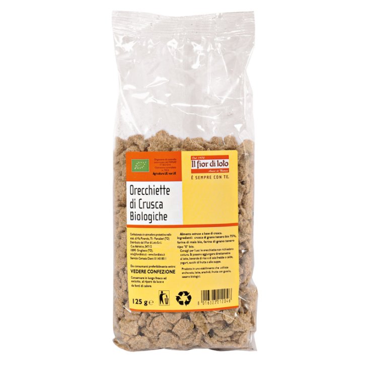 Orecchiette de salvado orgánico Il Fior Di Loto 125g