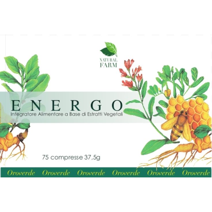 Natural Farm Energo Complemento Alimenticio 75 Comprimidos