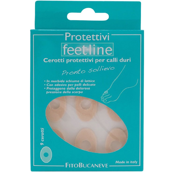 Fitobucaneve Feetline Parches Protectores Interdigitales Callos Duros 9 Piezas